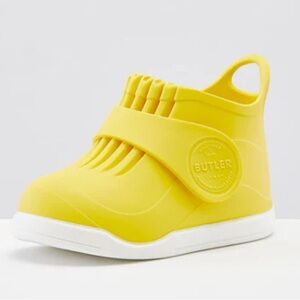 BUTLER Rockhopper Overshoe Kids Rubber Waterproof All Weather Yellow Size 6 7 8